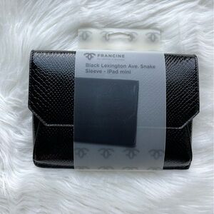 🆕 Francine Black Lexington Ave Snake Sleeve iPad Mini Storage Case